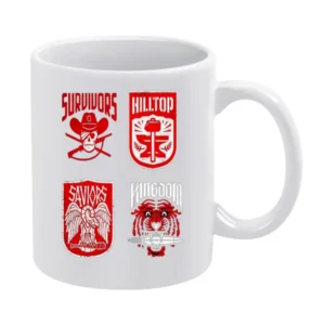 Walking Dead Logo Tshirt White Mug