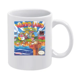 Wario Land Super Mario Land 3 Game Boy Nintendo Old School Retro Video White Mug