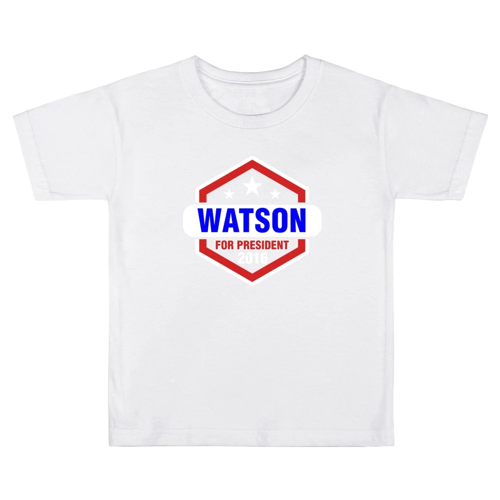 Watson For President 2016 Sherlock TV Show Kids Boys Girls T-Shirt