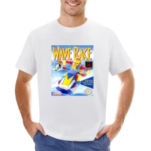 Wave Race Game Boy Nintendo Old School Retro Video Game Fan Distressed Asian Size Men T-Shirt
