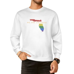 We Are Orlando Love Graphic European Size Pullover Sweater