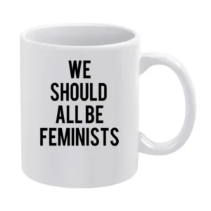 We Should All Be Feminists Jennifer Lawrence Popular Celebrity Graphic White Mug