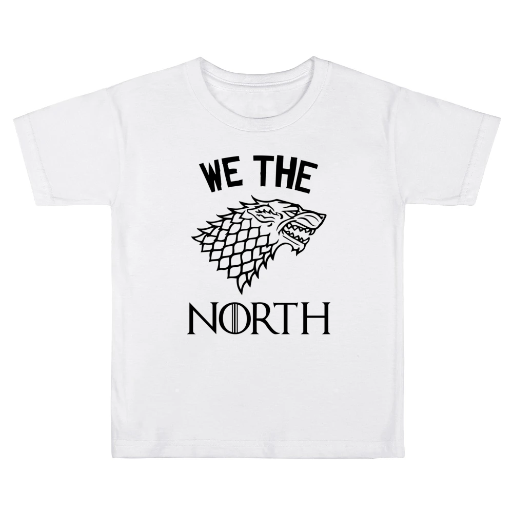 We The North Game Of Thrones Parody Stark Family Tv Fan Kids Boys Girls T-Shirt