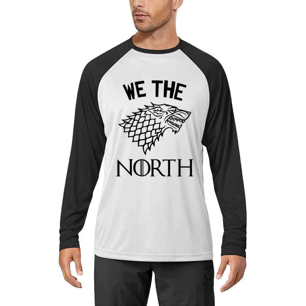 We The North Game Of Thrones Parody Stark Family Tv Fan Men Long Sleeve T-Shirt