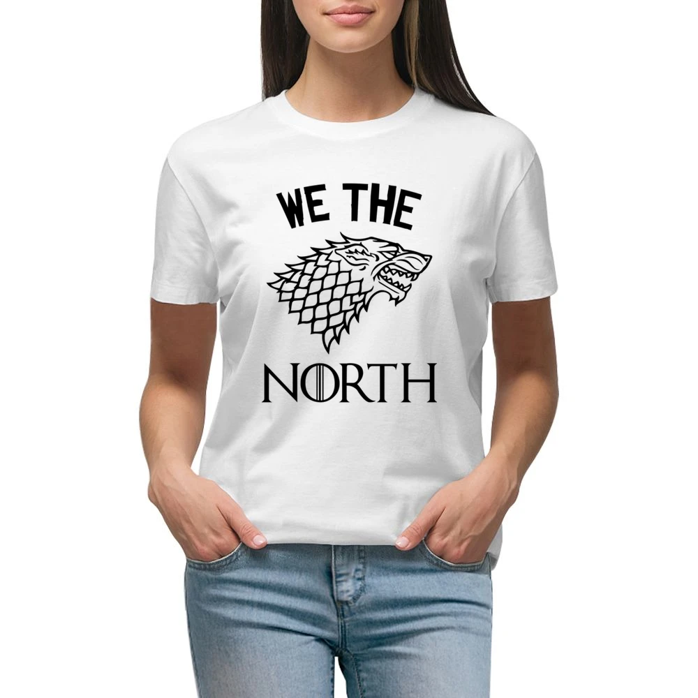 We The North Game Of Thrones Parody Stark Family Tv Fan Premium Women Ladies T-shirt