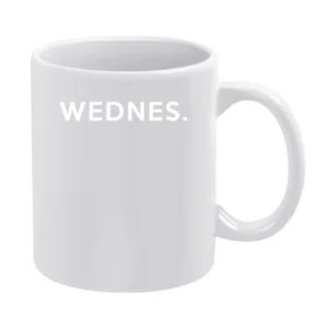 Wednesday Fun Short Form Days Of The Week Popular Graphic White Mug