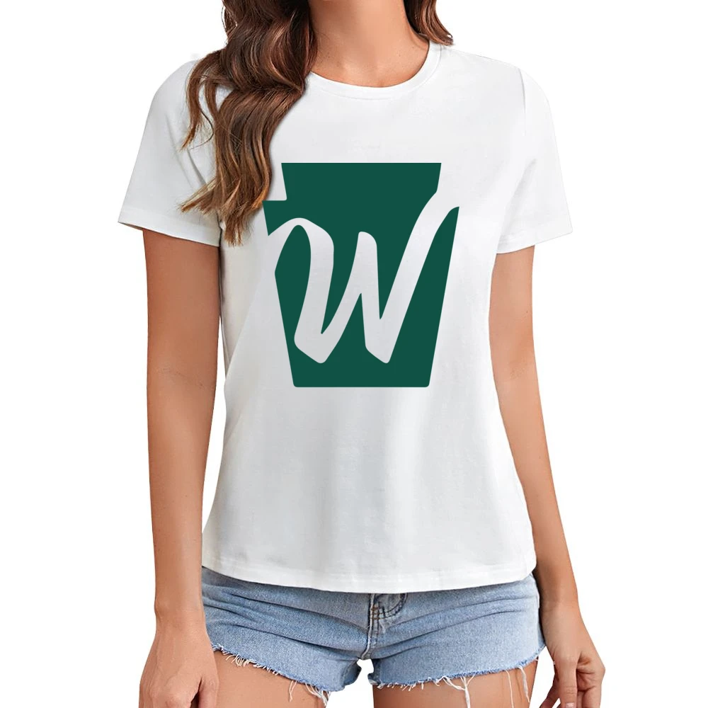 Wegner's Groceries Big W Logo Funny Asian Size Women Ladies T-shirt