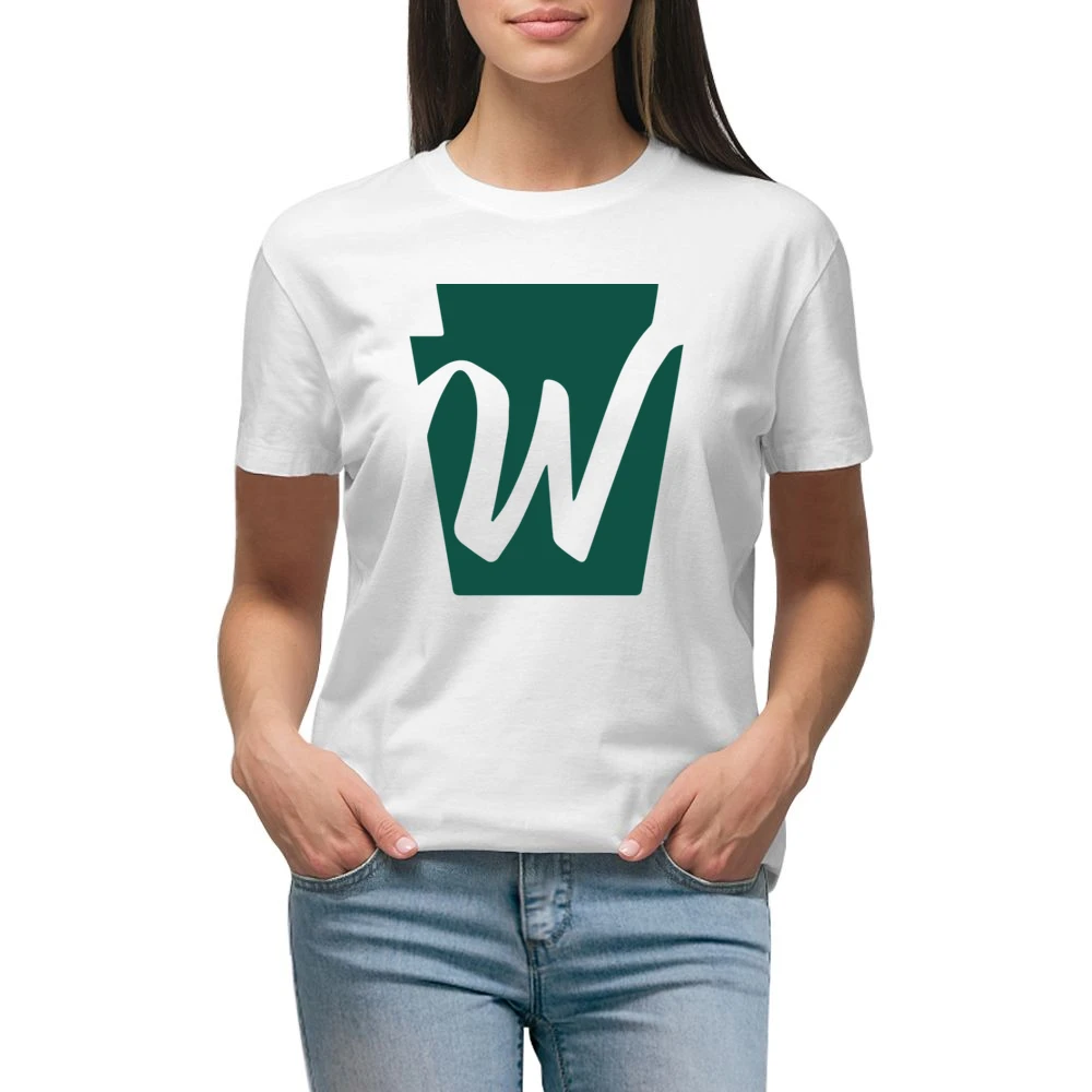 Wegner's Groceries Big W Logo Funny Premium Women Ladies T-shirt
