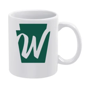 Wegner's Groceries Big W Logo Funny White Mug