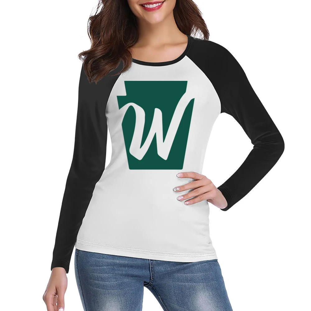 Wegner's Groceries Big W Logo Funny Women Ladies Long Sleeve T-Shirt