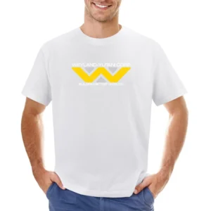 Weyland Yutani Corporation Alien Movies Science Fiction Distressed T S Asian Size Men T-Shirt