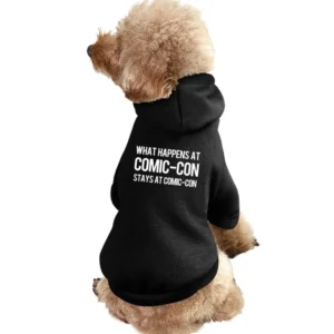 What Happens At Comic Con Stays At Comic Con Funny Cool Geek Nerd Conv Pet Apparel Clothes