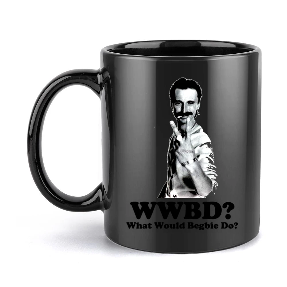 What Would Begbie Do Black Mug