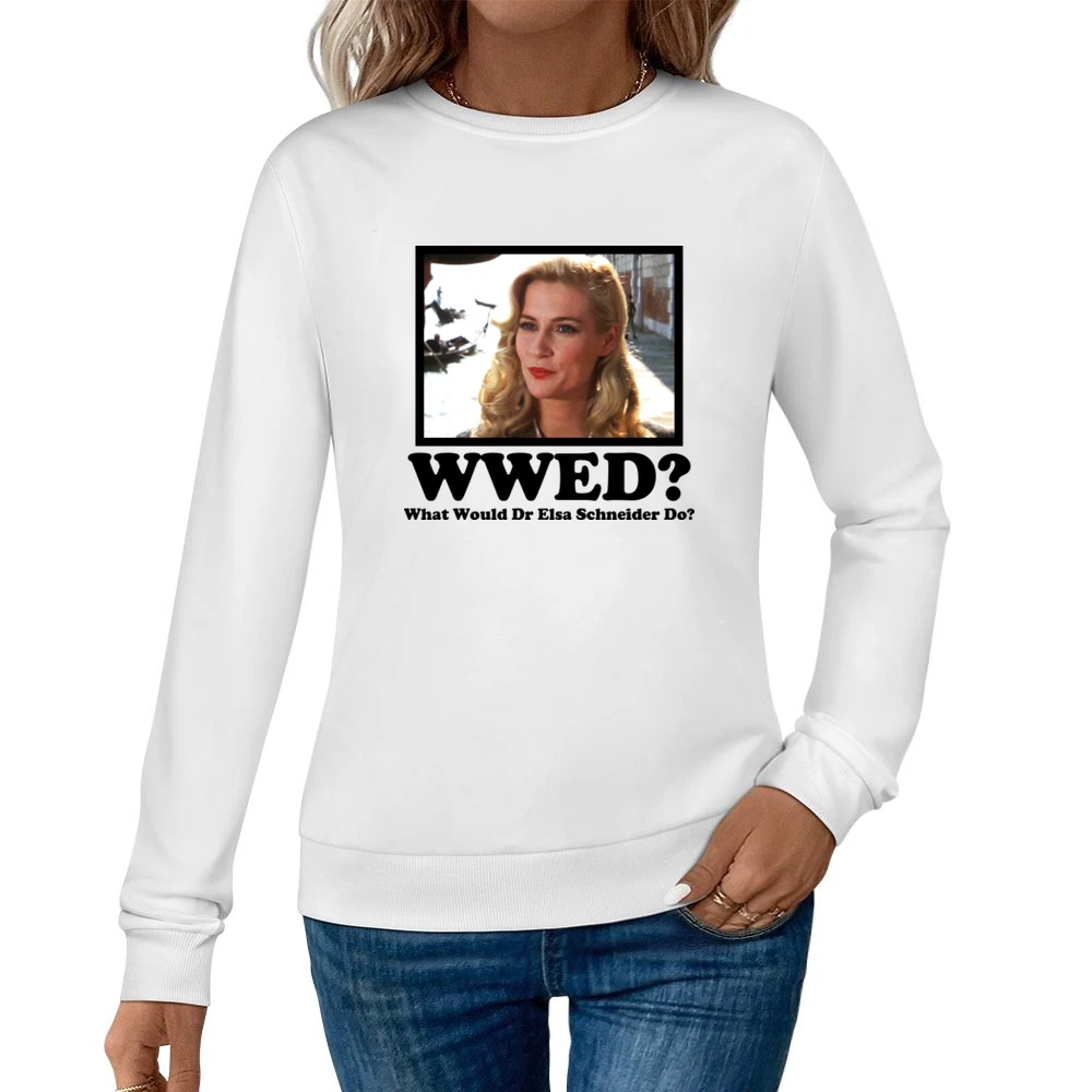 What Would Dr Elsa Schneider Women Pullover Sweatshirt