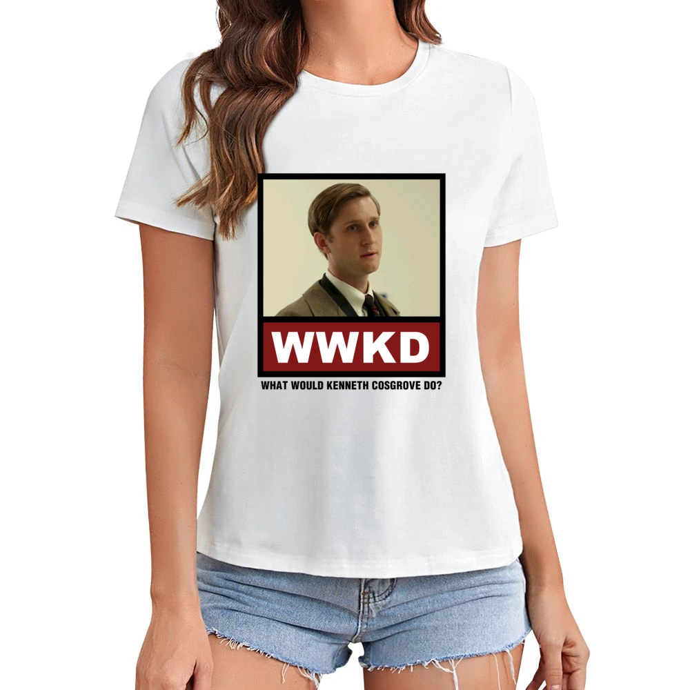What Would Kenneth Cosgrove Do WWKD Mad Men Asian Size Women Ladies T-shirt