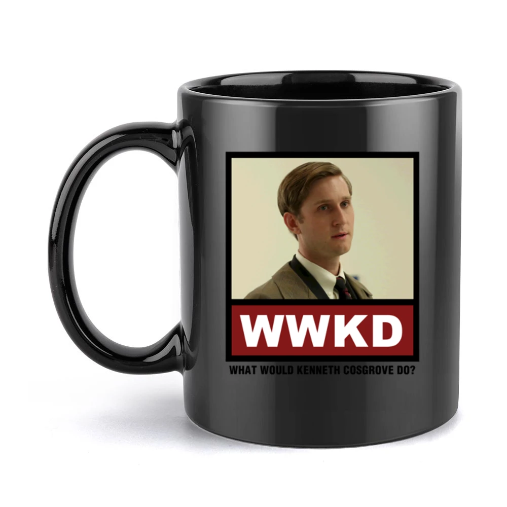 What Would Kenneth Cosgrove Do WWKD Mad Men Black Mug