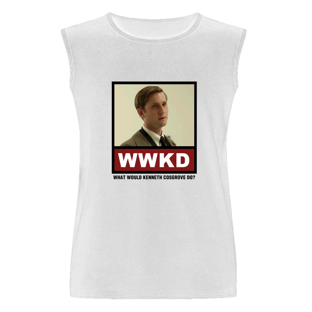 What Would Kenneth Cosgrove Do WWKD Mad Men Men Sleeveless T-Shirt