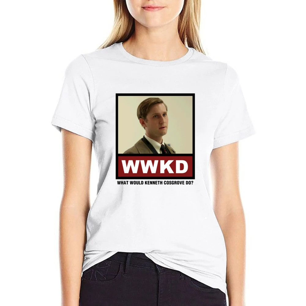 What Would Kenneth Cosgrove Do WWKD Mad Men US Size Women Ladies T-shirt