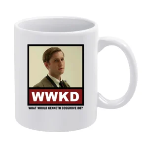What Would Kenneth Cosgrove Do WWKD Mad Men White Mug