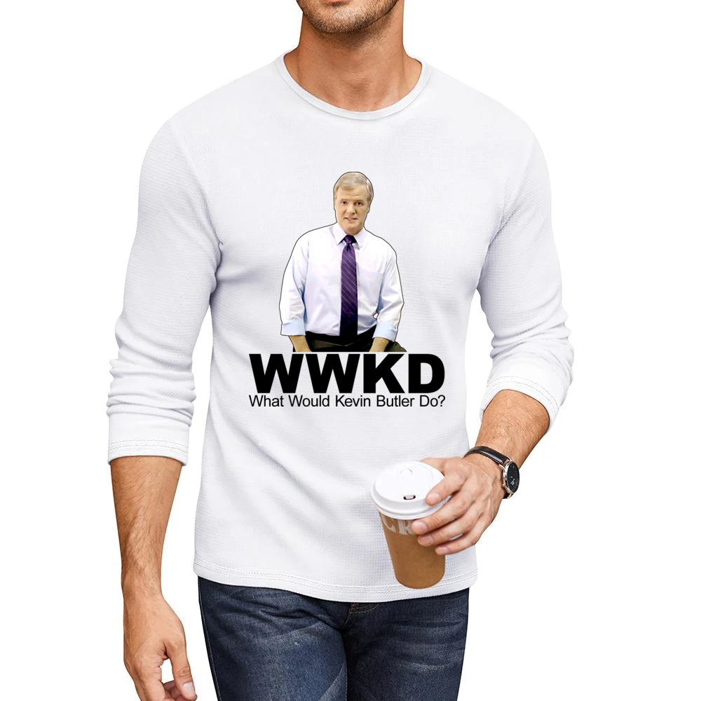 What Would Kevin Butler Do Playstation Men CrewNeck Long Sleeve T-Shirt