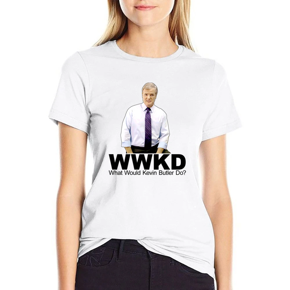 What Would Kevin Butler Do Playstation US Size Women Ladies T-shirt