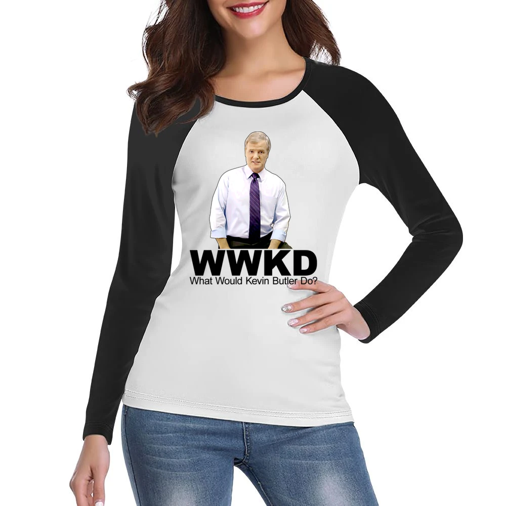 What Would Kevin Butler Do Playstation Women Ladies Long Sleeve T-Shirt
