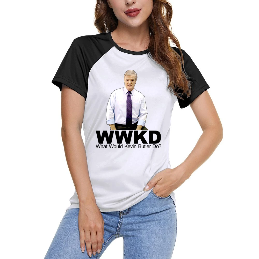 What Would Kevin Butler Do Playstation Women Ladies Short Sleeve T-Shirt