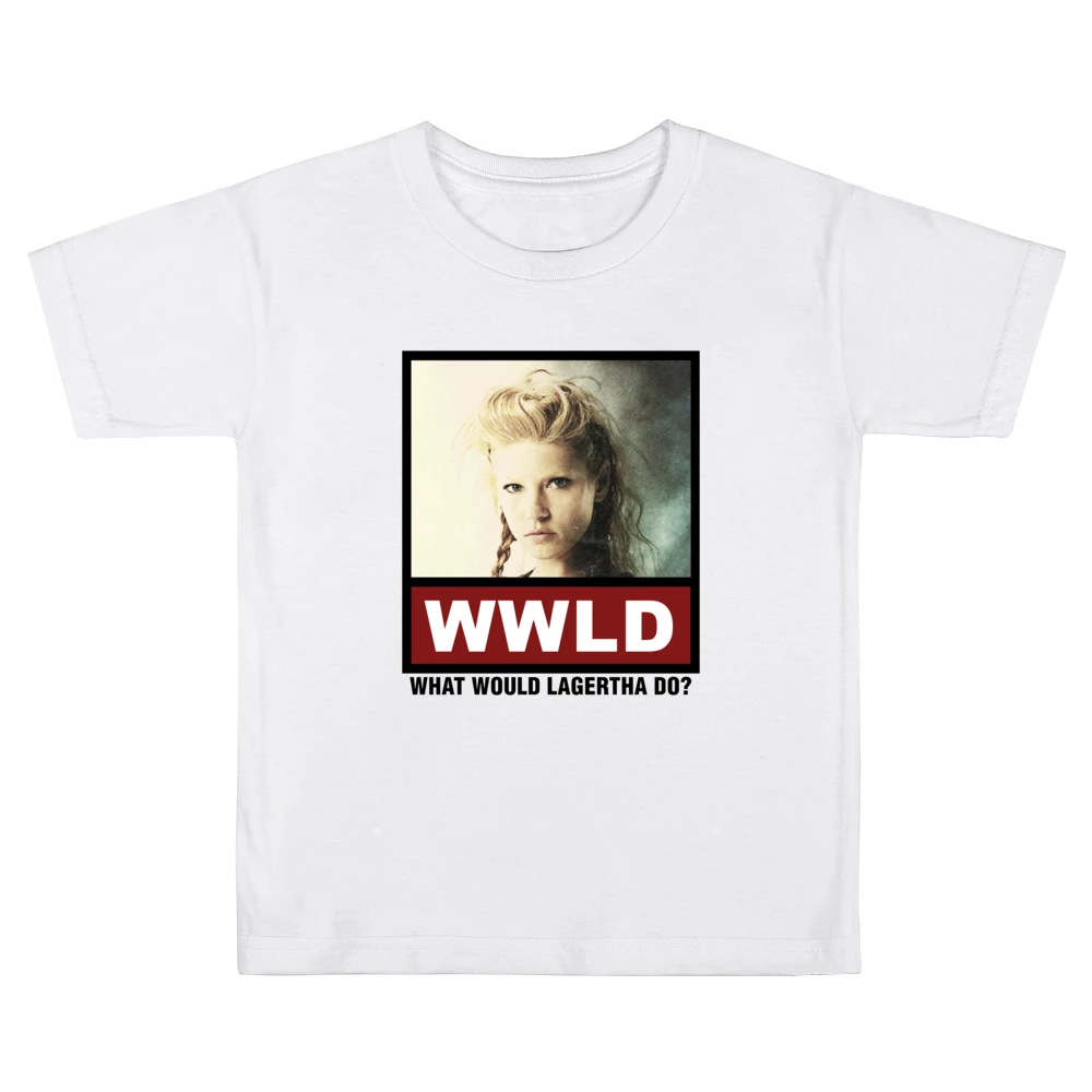 What Would Lagertha Do WWLD Vikings Kids Boys Girls T-Shirt