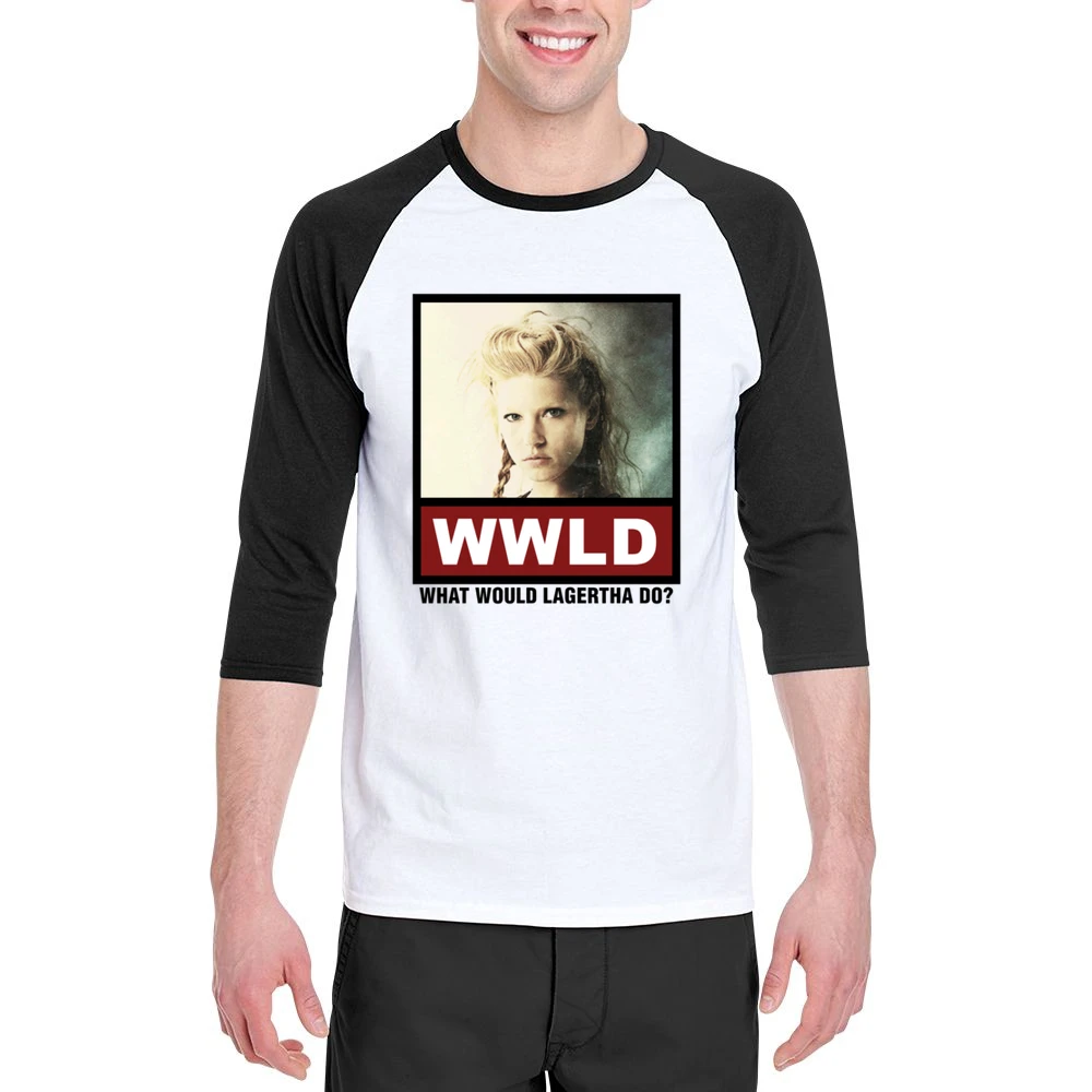What Would Lagertha Do WWLD Vikings Men 3/4 Sleeve T-Shirt