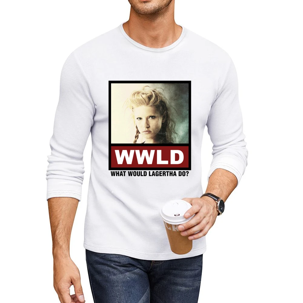 What Would Lagertha Do WWLD Vikings Men CrewNeck Long Sleeve T-Shirt