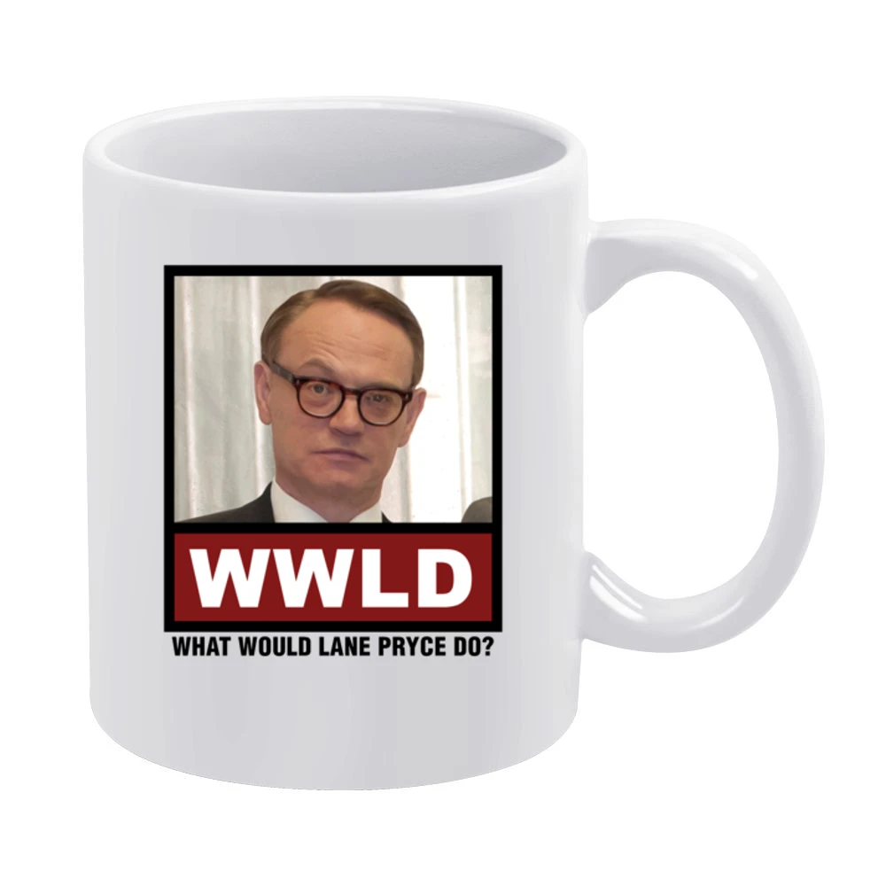 What Would Lane Pryce Do WWLD Mad Men White Mug