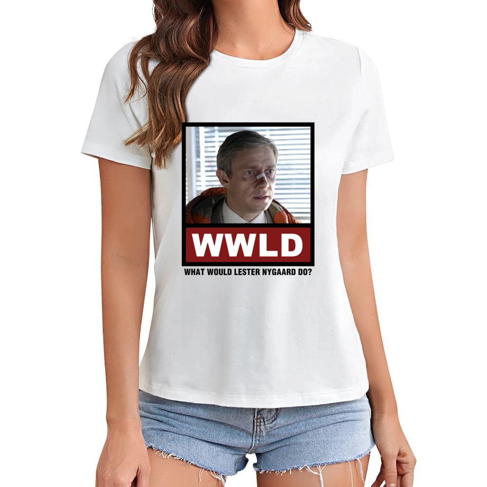 What Would Lester Nygaard Do WWLD Fargo Asian Size Women Ladies T-shirt
