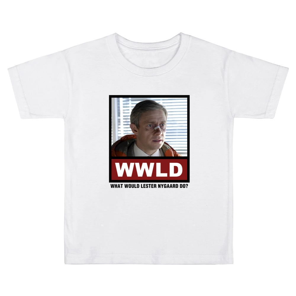 What Would Lester Nygaard Do WWLD Fargo Kids Boys Girls T-Shirt