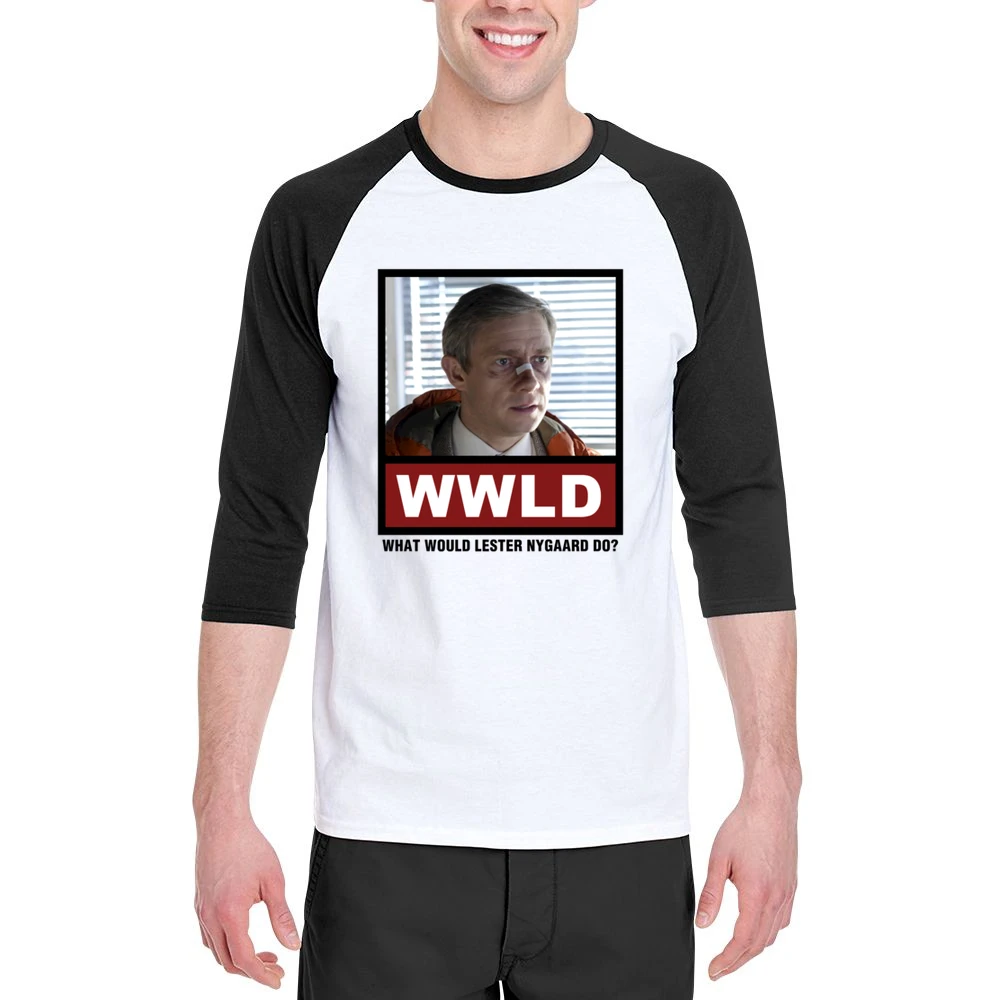 What Would Lester Nygaard Do WWLD Fargo Men 3/4 Sleeve T-Shirt