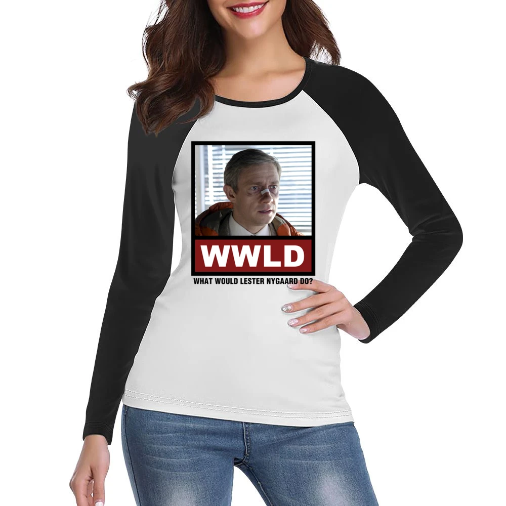 What Would Lester Nygaard Do WWLD Fargo Women Ladies Long Sleeve T-Shirt