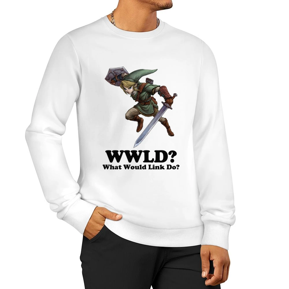 What Would Link Do Men Pullover Sweatshirt