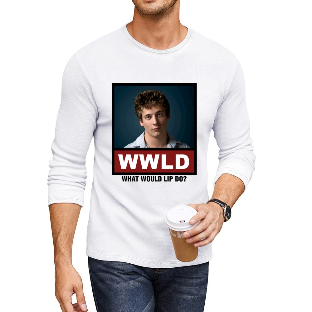 What Would Lip Do WWLD Shameless Men CrewNeck Long Sleeve T-Shirt