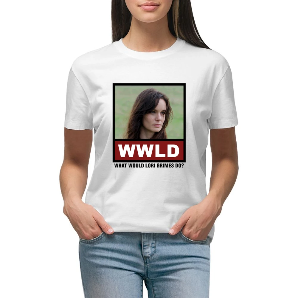 What Would Lori Grimes Do WWLD The Walking Dead Premium Women Ladies T-shirt