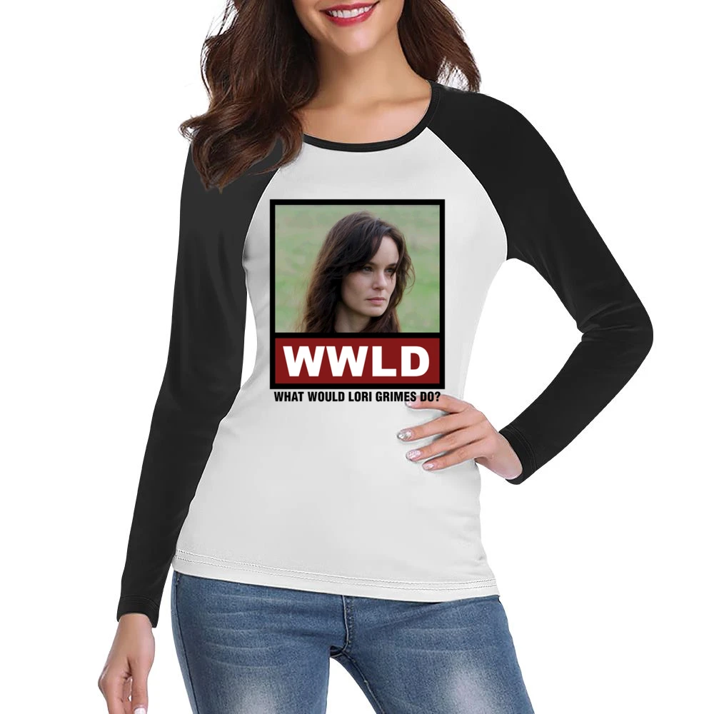What Would Lori Grimes Do WWLD The Walking Dead Women Ladies Long Sleeve T-Shirt