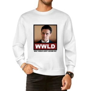 What Would Lucky Luciano Do WWLD Boardwalk Empire European Size Pullover Sweater