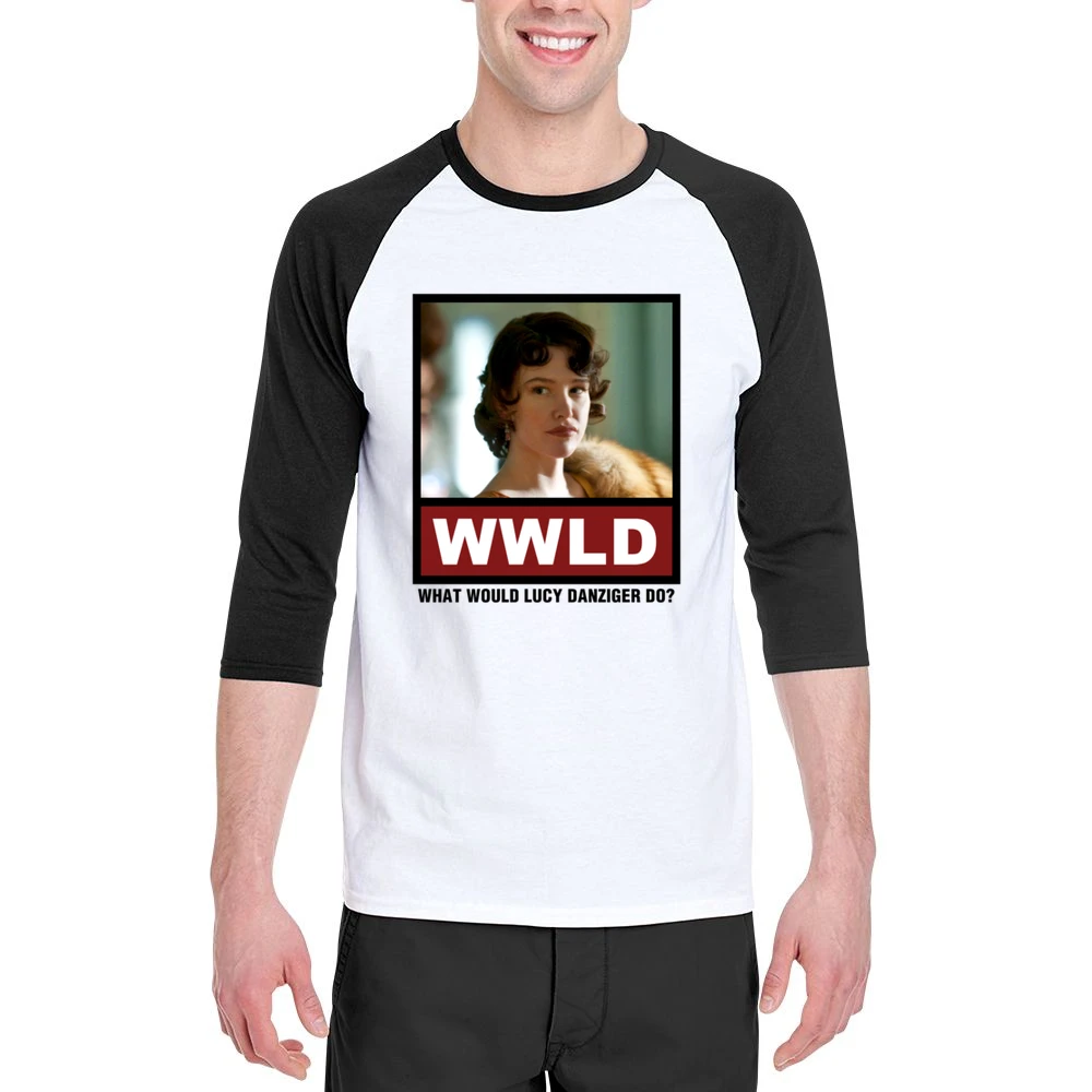 What Would Lucy Danziger Do WWLD Boardwalk Empire Men 3/4 Sleeve T-Shirt