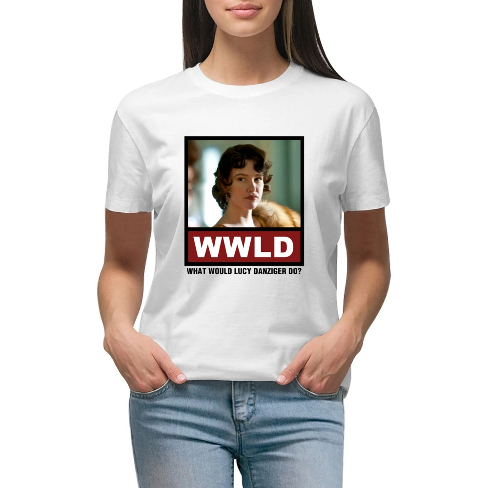 What Would Lucy Danziger Do WWLD Boardwalk Empire Premium Women Ladies T-shirt