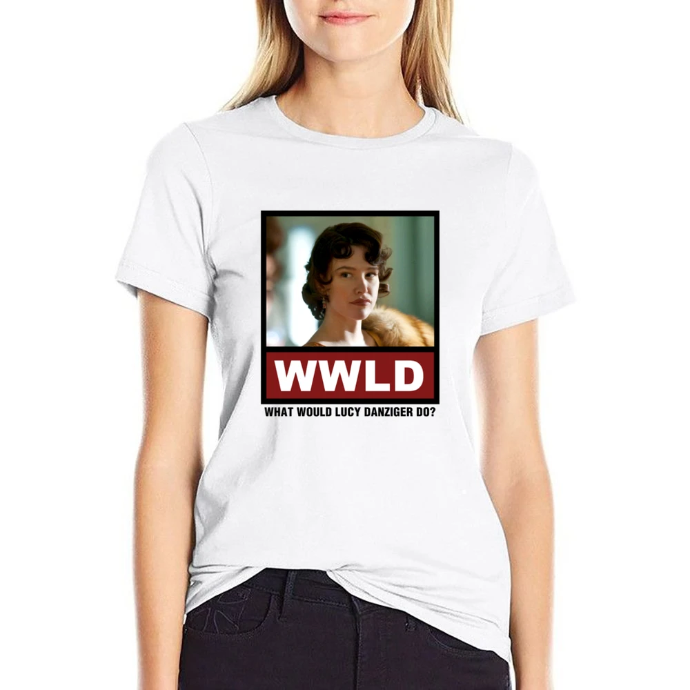 What Would Lucy Danziger Do WWLD Boardwalk Empire US Size Women Ladies T-shirt