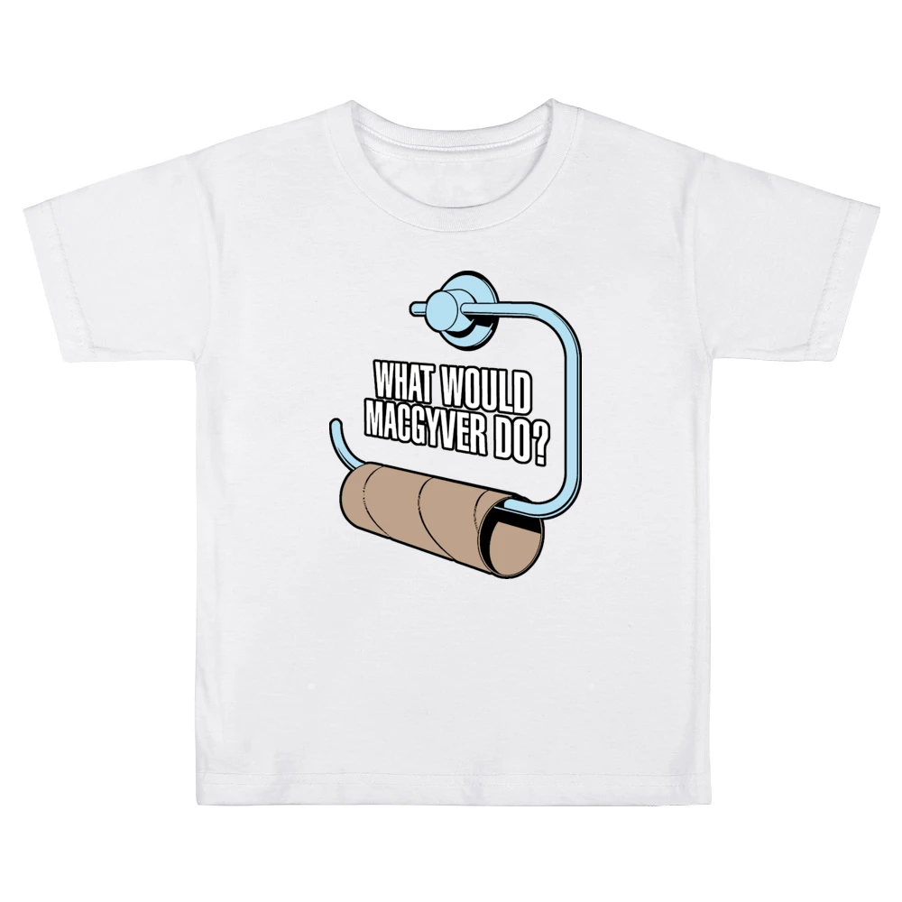 What Would MacGyver Do Kids Boys Girls T-Shirt