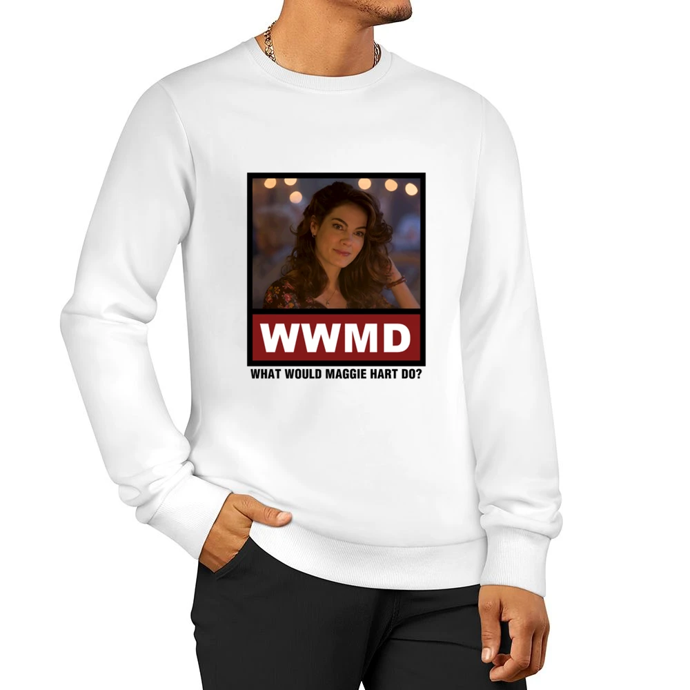 What Would Maggie Hart Do WWMD True Detective Men Pullover Sweatshirt