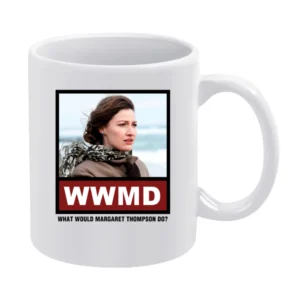 What Would Margaret Thompson Do WWMD Boardwalk Empire White Mug