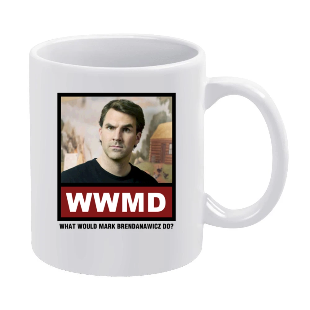 What Would Mark Brendanawicz Do WWMD Parks and Recreation White Mug