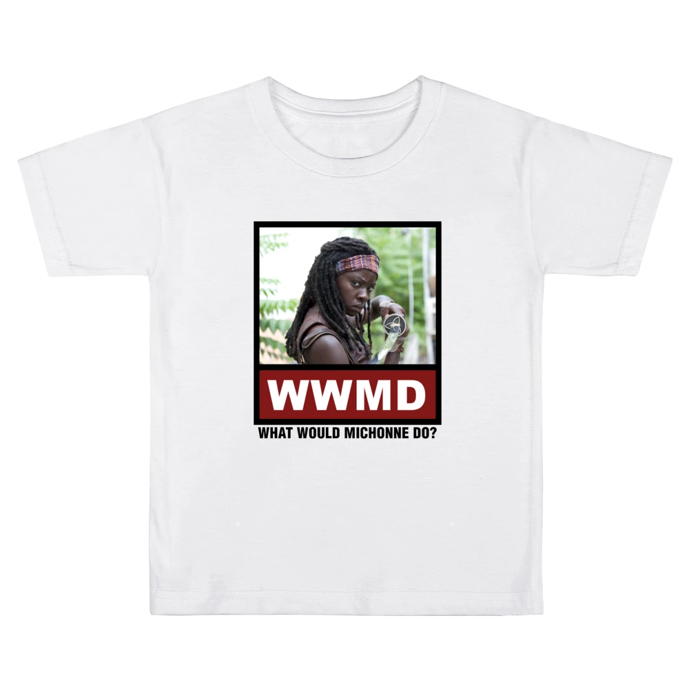 What Would Michonne Do WWMD The Walking Dead Kids Boys Girls T-Shirt