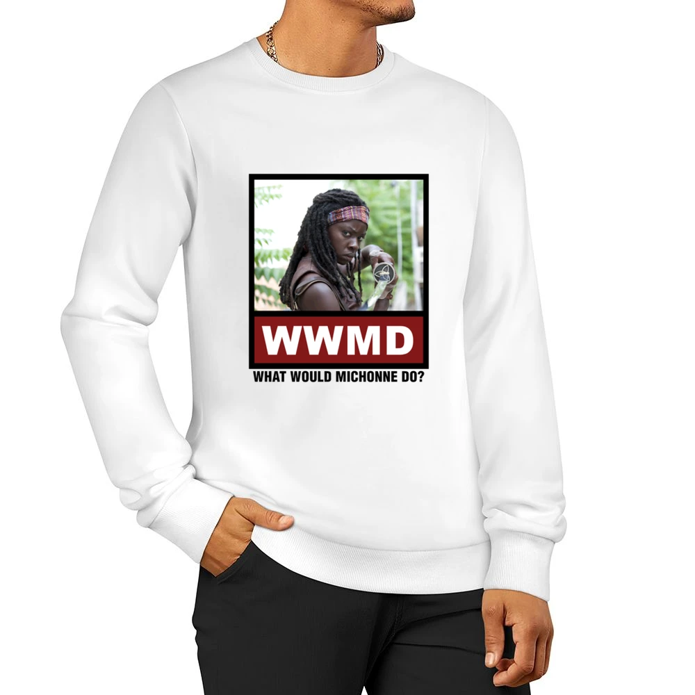 What Would Michonne Do WWMD The Walking Dead Men Pullover Sweatshirt