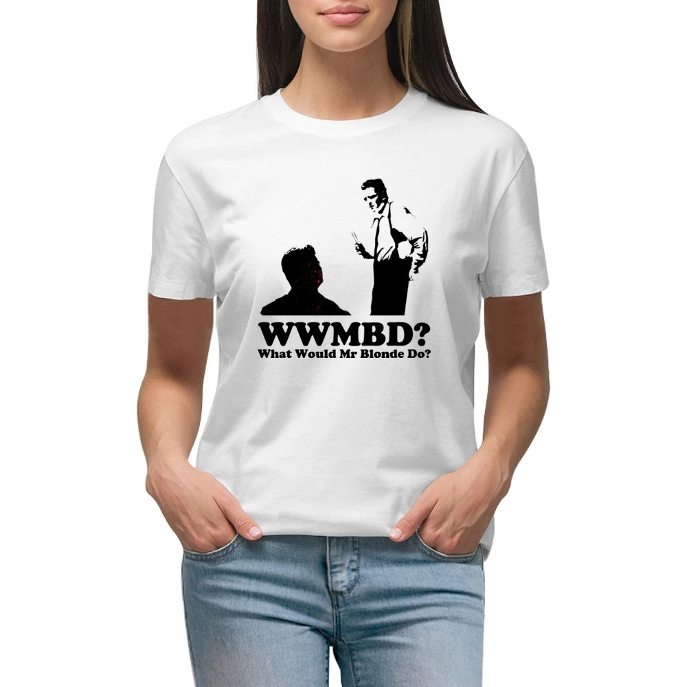 What Would Mr Blonde Do Premium Women Ladies T-shirt
